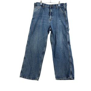 RK Brand Jeans  The Original Work Wear Men's 38/29 Cotton Straight Leg Blue*